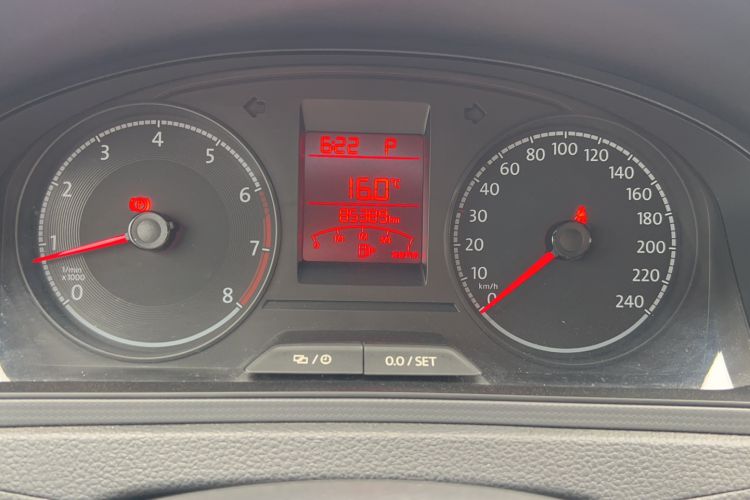 Used Volkswagen Santana 2021 1.5L Automatic Fashion Edition Odometer Close Up