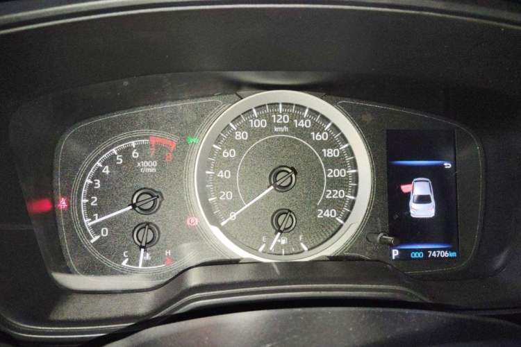 Used Toyota Allion 2021 2.0L Luxury Edition Odometer Close Up
