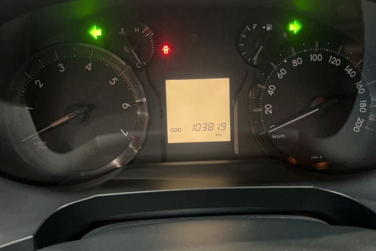 Used Toyota Prado  Odometer Close Up