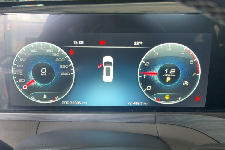 Used Ford Equator 2023 EcoBoost 225 Premier 7-Seater (2/2/3) Odometer Close Up