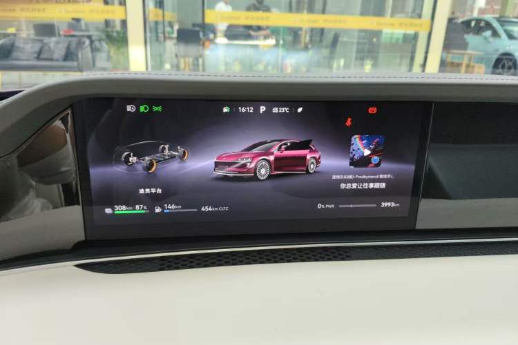 Used Hima S9T 2025 Model Range-Extended Ultra Long-Range Version Odometer Close Up