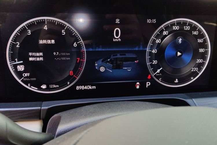 Used Buick GL8 2023 ES Lu Zun Luxury Model Odometer Close Up