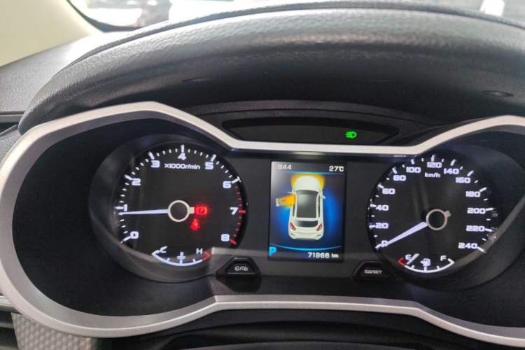 Used Geely Auto Emgrand GS 2016 Elegant Edition 1.3T Automatic LingShang Model Odometer Close Up