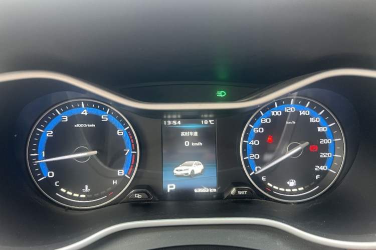 Used Geely Auto Vision S1 2019 Upgraded Model 1.5L CVT Luxury Version Odometer Close Up