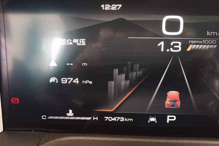 Used Tank 300 2023 Off-Road Edition 2.0T Conqueror Odometer Close Up