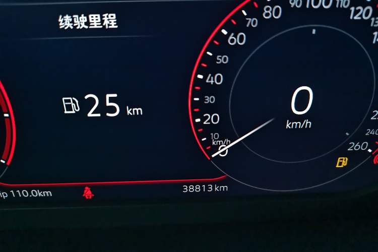 Used Volkswagen Sagitar 2023 280TSI DSG Excellence Plus Edition Odometer Close Up