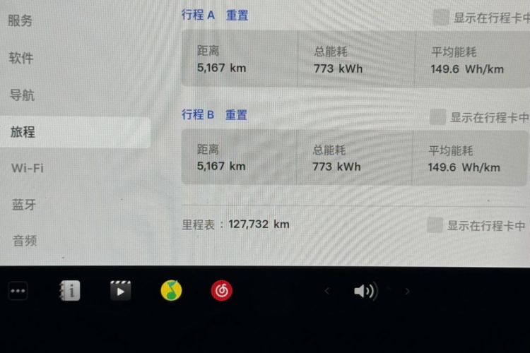 Used Tesla Model Y 2022 Rear-Wheel-Drive Version Odometer Close Up