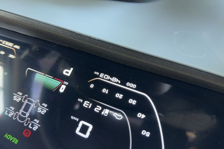 Used CHANGAN Benni E-Star 2022 Qingxin Edition Colorful Model Lithium-NMC Odometer Close Up