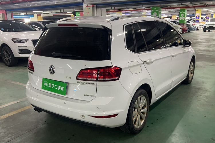 Used Volkswagen Golf Sportsvan 2018 2nd Anniversary Edition 230TSI Automatic Trendy Version Rear Right 45 Deg