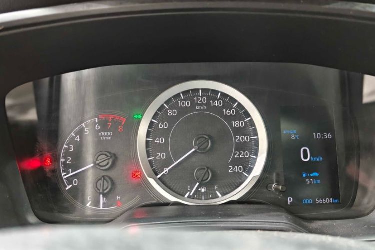 Used Toyota Levin 2021 185T CVT Sport Edition Odometer Close Up