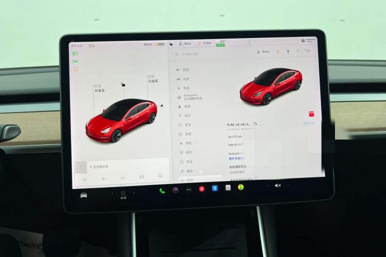 Used Tesla Model 3 2019 Long-Range Rear-Wheel-Drive Version
