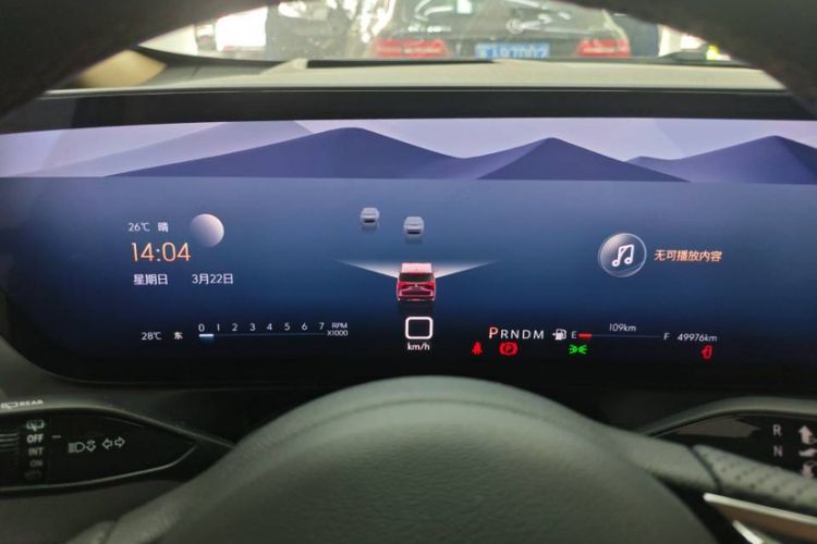 Used Buick Century 2023 2.0T Seven-Seater Deluxe Edition Odometer Close Up