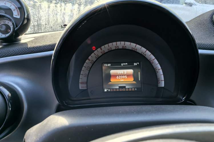 Used smart forfour 2018 0.9T 66 kW Pioneer Edition Odometer Close Up