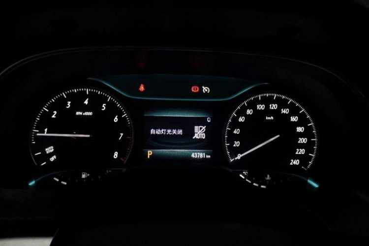 Used Buick GT 2021 Revised Version Flagship 1.5L Automatic Elite Edition Odometer Close Up