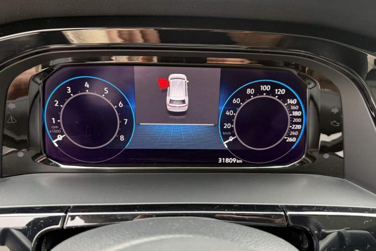 Used Volkswagen Teramont 2021 380TSI Four-Wheel Drive Prestige Luxury Edition Odometer Close Up