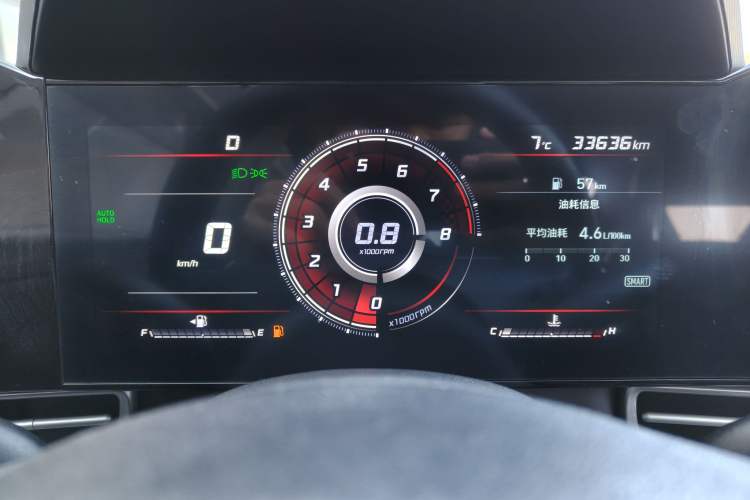 Used Hyundai Elantra 2022 1.5L CVT LUX Prestige Edition Odometer Close Up