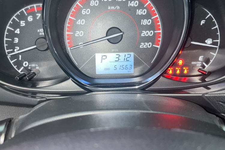 Used Toyota Vios FS 2022 1.5L 20th Anniversary Edition Odometer Close Up