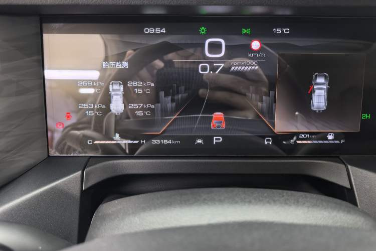 Used Tank 300 2024 2.0T Conqueror Odometer Close Up