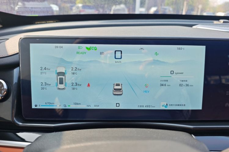 Used JETOUR Shanhai L7 2024 1.5T 120 km MAX 7-Seater Odometer Close Up