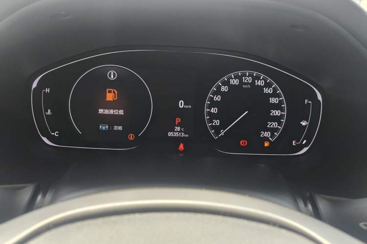 Used Honda Accord 2022 260TURBO Luxury Edition Odometer Close Up