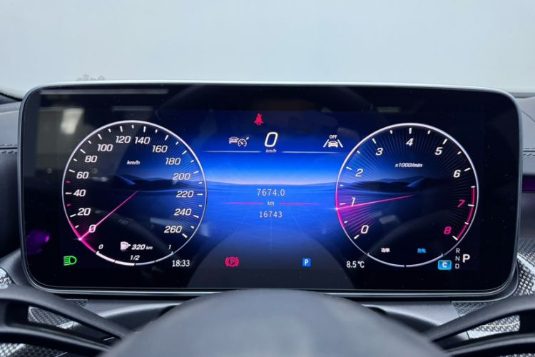 Used Mercedes-Benz C-Class 2024 Restyled C-Class 260 L Sport Edition Odometer Close Up