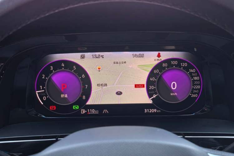 Used Volkswagen Teramont 2024 380TSI Four-Wheel Drive Prestige Luxury Edition Odometer Close Up