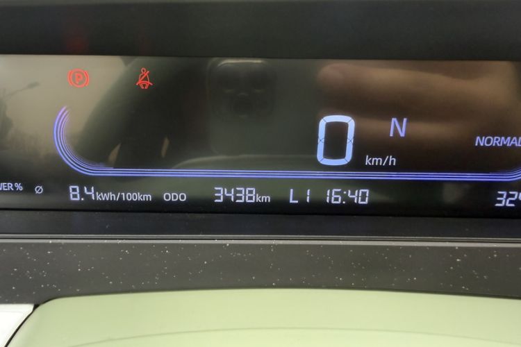 Used Geely Galaxy Panda 2025 210km Panda Rider Odometer Close Up