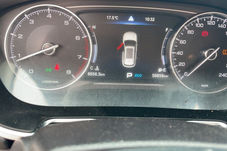 Used GAC Trumpchi GS5 2021 Advanced Model 270T Tech Smart Edition Odometer Close Up