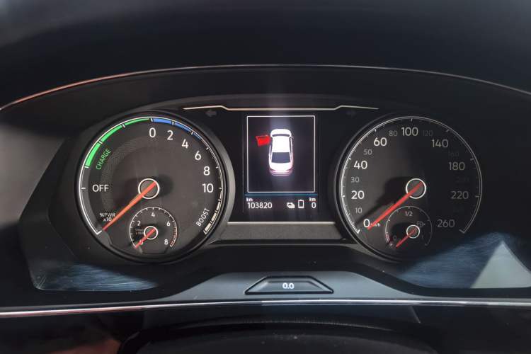 Used Volkswagen Passat New Energy 2019 430 PHEV Hybrid Luxury Edition Odometer Close Up