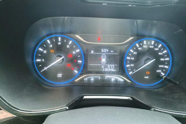 Used GAC Trumpchi GS4 2018 235T Manual Two-Wheel Drive Elite Edition Odometer Close Up