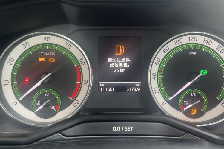 Used Skoda Superb 2018 TSI330 DSG Luxury Edition China VI Standard Odometer Close Up