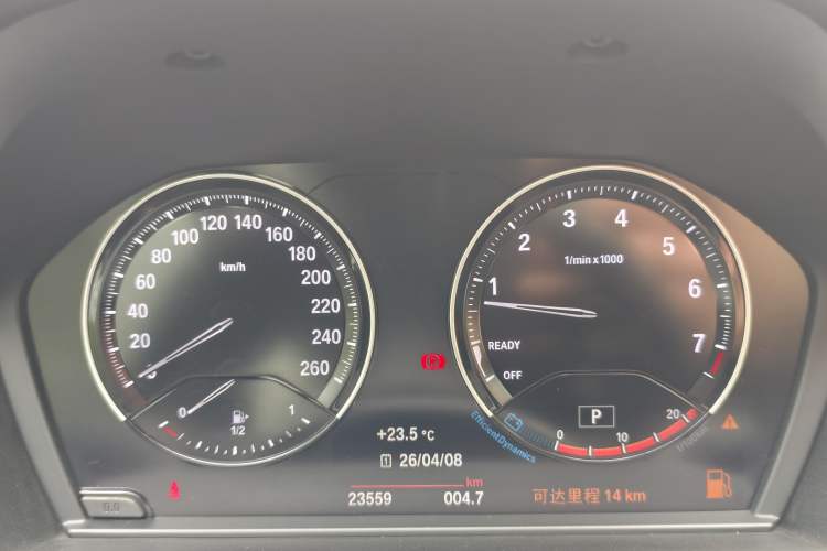 Used BMW X2 2023 sDrive 25i Shining Edition Odometer Close Up