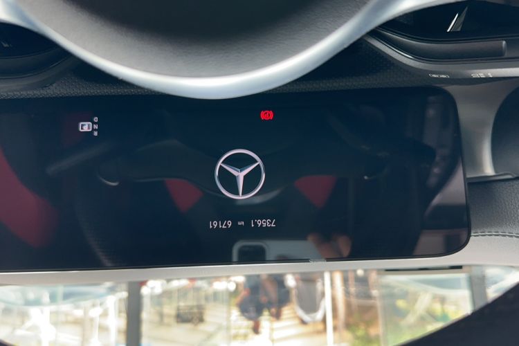 Used Mercedes-Benz CLA AMG 2023 AMG CLA 35 4MATIC Odometer Close Up