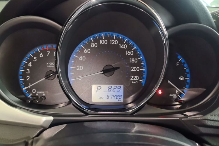 Used Toyota Vios FS 2017 1.5L CVT Fengchi Edition Odometer Close Up