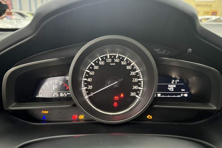 Used Mazda CX-4 2020 2.0L Automatic Two-Wheel Drive Blue Sky Dynamic Edition Odometer Close Up