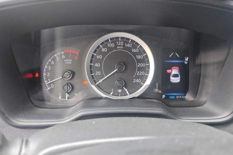 Used Toyota Levin 2021 185T CVT Sport Edition Odometer Close Up