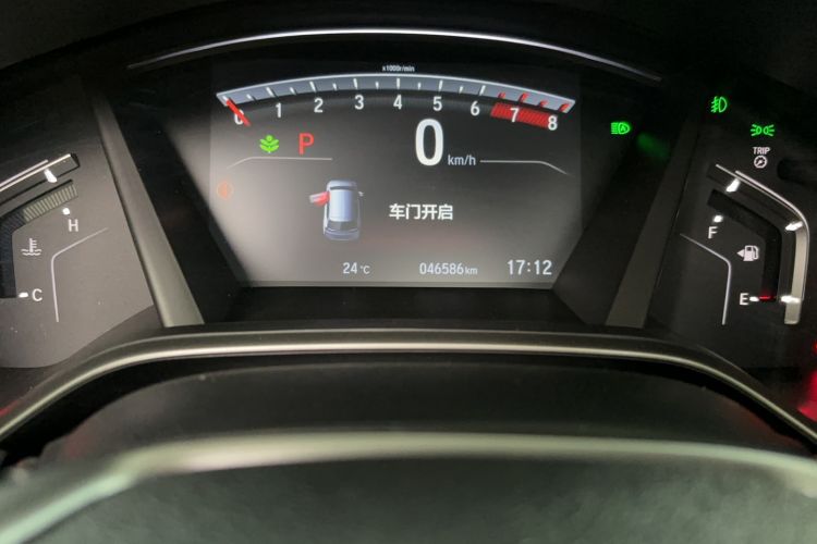 Used Honda CR-V 2021 240TURBO CVT 2WD Fashion Edition Odometer Close Up