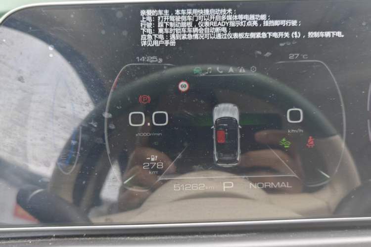 Used ORA Good Cat 2023 401 km Standard Range Luxury Version Lithium Iron Phosphate Odometer Close Up