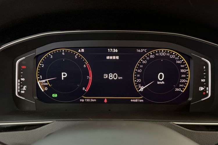 Used Volkswagen Magotan 2020 330TSI DSG Luxury Edition Odometer Close Up