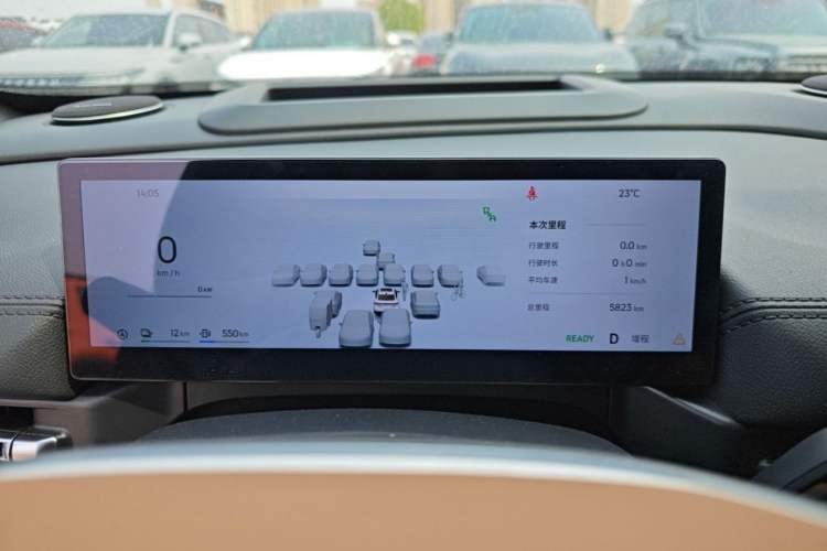 Used Geely Galaxy A7 2025 Model EM-i 150km Exploration+ Edition Odometer Close Up