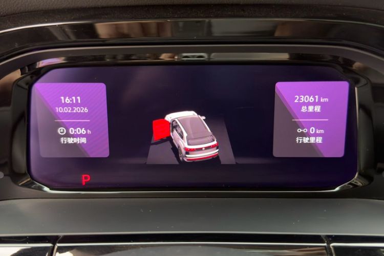 Used Volkswagen Teramont X 2024 380TSI Four-Wheel Drive Prestige Luxury Edition Odometer Close Up