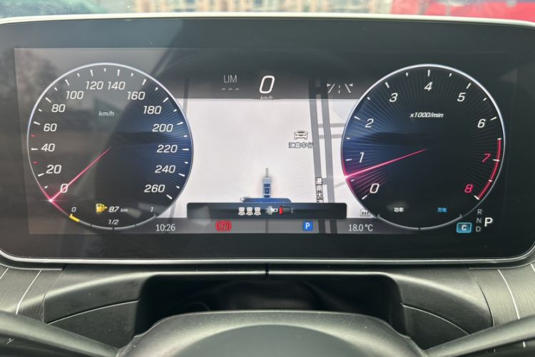 Used Mercedes-Benz C-Class 2023 C 200 L Sport Edition Odometer Close Up