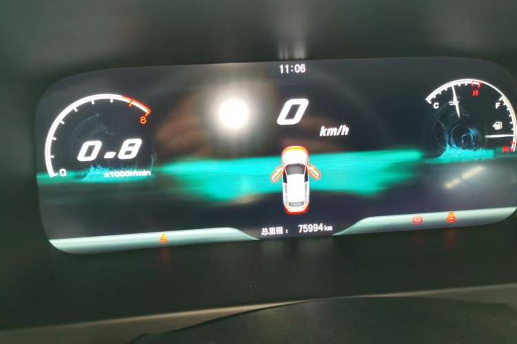 Used Zotye T600 2016 Sport Edition 1.5T Manual Prestige Model Odometer Close Up