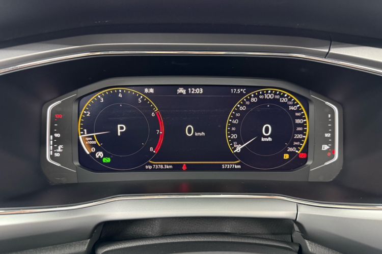 Used Volkswagen T-Cross 2022 280TSI DSG Comfort Edition Odometer Close Up