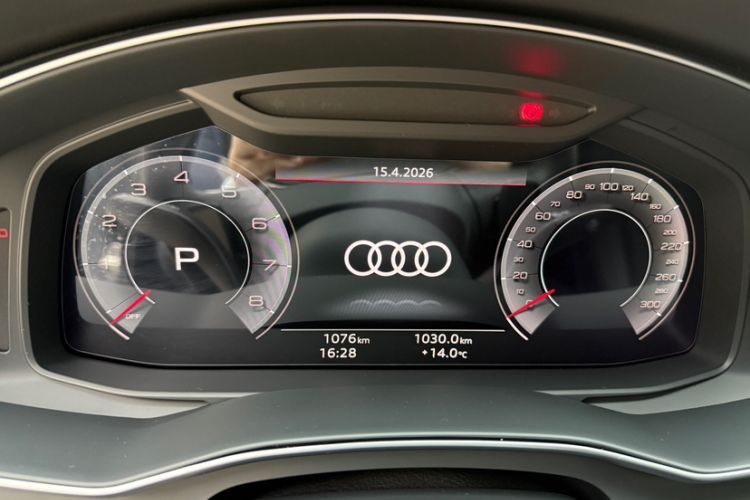 Used Audi A6L 2025 Restyled 45 TFSI quattro Prestige Dynamic Edition Odometer Close Up