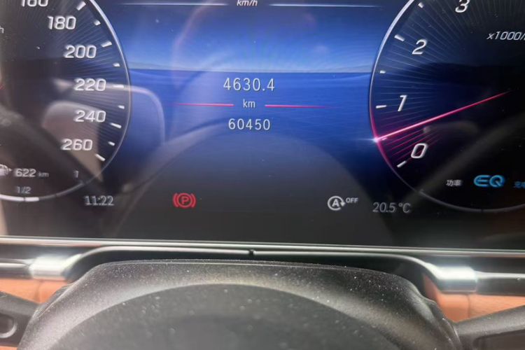 Used Mercedes-Benz S-Class 2022 Revised S 400 L Luxury Edition Odometer Close Up