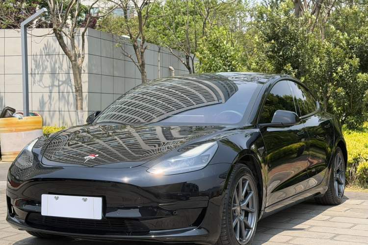 Used Tesla Model 3 2021 Standard Range Rear-Drive Upgraded Version Front Left 45 Deg