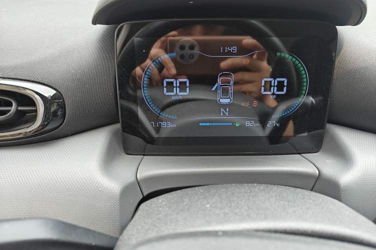 Used Leapmotor T03 2021 400 Lite Edition - Lithium-Ion Battery Odometer Close Up