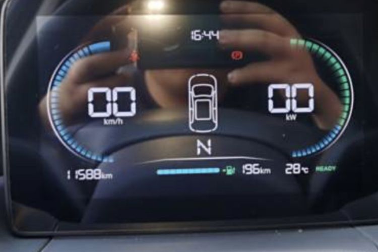 Used Leapmotor T03 2024 200 Lite Edition Odometer Close Up