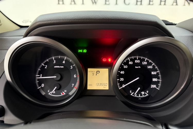 Used Toyota Prado 2016 2.7L Automatic Standard Edition Odometer Close Up